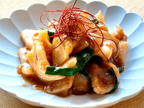 【沙爹鱿鱼】沙茶醤を使ったイカのサテ風味蒸し